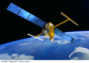 Artist view of the future Swot satellite (Nasa/Cnes)